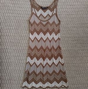 NWOT BCBGMaxAzria Stretchy Zigzag Mini Dress Sz M